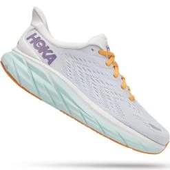HOKA ONE ONE CLIFTON 8 W WHITE OF BLUE /ORANGE 22 -Hoka 9 108422 clifton 8 w white of blue orange 1119394 bdbw 04