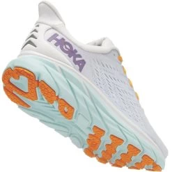 HOKA ONE ONE CLIFTON 8 W WHITE OF BLUE /ORANGE 22 -Hoka 9 108422 clifton 8 w white of blue orange 1119394 bdbw 05