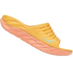 HOKA ONE ONE ORA RECOVERY SLIDE 2 W AMBER YELLOW/SHELL CORAL 22 -Hoka 9 110343 ora recovery slide 2 w amber yellow shell coral 1134527 aysc 04