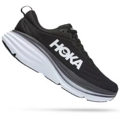 HOKA ONE ONE BONDI 8 BLACK/WHITE 23 11 HOKA ONE ONE BONDI 8 BLACK/WHITE 23 -Hoka 9 110419 bondi 8 black white 1123202 bwht 04