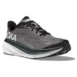 Hoka -Hoka 9 125858 clifton 9 youth black white 1131170 bwht 02