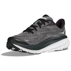 HOKA ONE ONE CLIFTON 9 YOUTH BLACK/WHITE 23 -Hoka 9 125858 clifton 9 youth black white 1131170 bwht 03