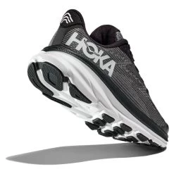 HOKA ONE ONE CLIFTON 9 YOUTH BLACK/WHITE 23 -Hoka 9 125858 clifton 9 youth black white 1131170 bwht 04