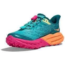 HOKA ONE ONE SPEEDGOAT 5 YOUTH DEEP LAKE/CERAMIC 23 10 HOKA ONE ONE SPEEDGOAT 5 YOUTH DEEP LAKE/CERAMIC 23 -Hoka 9 126058 speedgoat 5 youth deep lake ceramic 1134470 dlcr 03