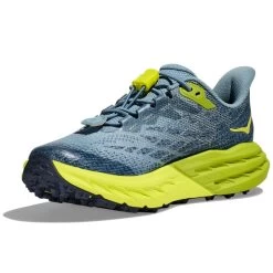 HOKA ONE ONE SPEEDGOAT 5 YOUTH STONE BLUE/DARK CITRON 23 11 HOKA ONE ONE SPEEDGOAT 5 YOUTH STONE BLUE/DARK CITRON 23 -Hoka 9 131394 1134470 sbdct 04