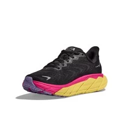Hoka Arahi 6 Dames Hardloopschoenen - Zwart / Pink Yarrow -Hoka hoka arahi 6 women s running shoes black pink yarrow 4 1428164