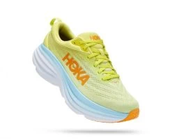 Hoka One One Hoka Bondi 8 Hardloopschoenen Geel Heren