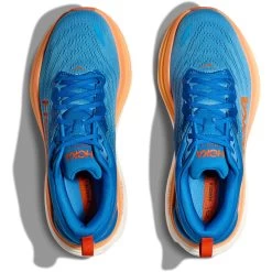 Hoka Bondi 8 Hardloopschoenen Heren - Coastal Sky / Vibrant Orange -Hoka hoka bondi 8 running shoes coastal sky vibrant orange 4 1364191