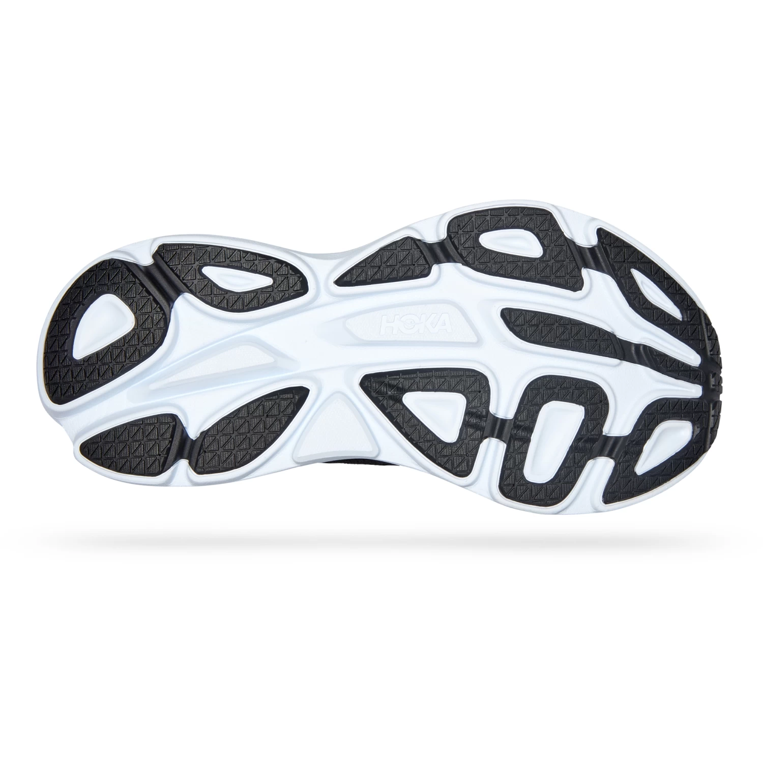 Hoka Bondi 8 Wide Hardloopschoenen Dames - Zwart / Wit 10 Hoka Bondi 8 Wide Hardloopschoenen Dames - Zwart / Wit - Afbeelding 8