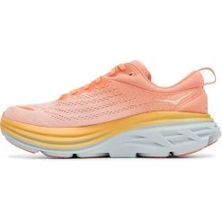 Hoka Bondi 8 Hardloopschoenen Dames - Shell Coral / Peach Parfait -Hoka hoka bondi 8 women s running shoes shell coral peach parfait 1 1239601