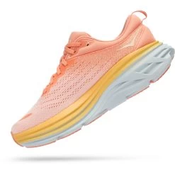 Hoka Bondi 8 Hardloopschoenen Dames - Shell Coral / Peach Parfait -Hoka hoka bondi 8 women s running shoes shell coral peach parfait 5 1239605