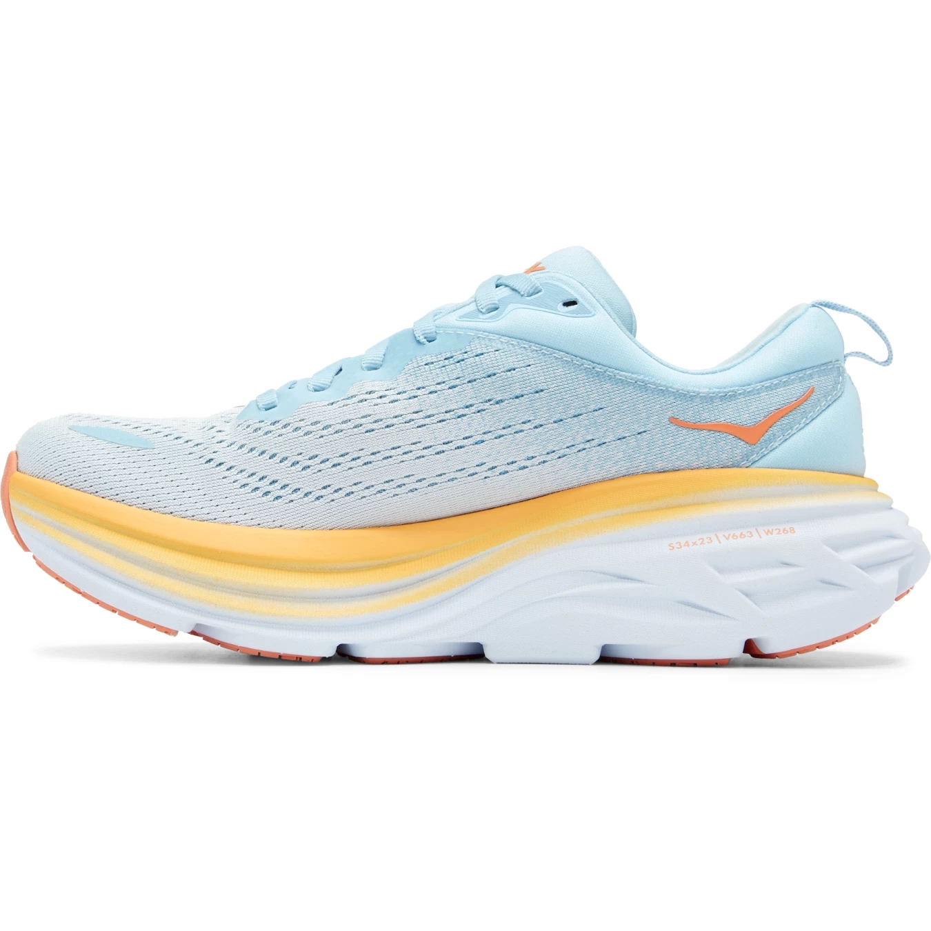 Hoka Bondi 8 Wide Hardloopschoenen Dames - Summer Song / Country Air 8 Hoka Bondi 8 Wide Hardloopschoenen Dames - Summer Song / Country Air - Afbeelding 6