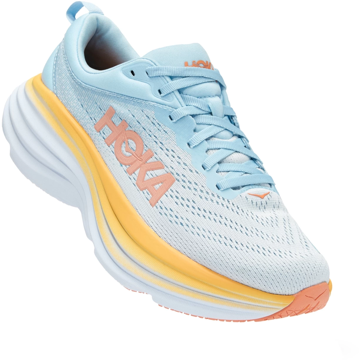 Hoka Bondi 8 Wide Hardloopschoenen Dames - Summer Song / Country Air 3 Hoka Bondi 8 Wide Hardloopschoenen Dames - Summer Song / Country Air