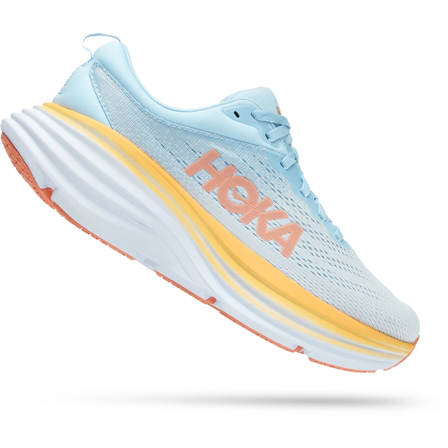 Hoka Bondi 8 Wide Hardloopschoenen Dames - Summer Song / Country Air 5 Hoka Bondi 8 Wide Hardloopschoenen Dames - Summer Song / Country Air - Afbeelding 3