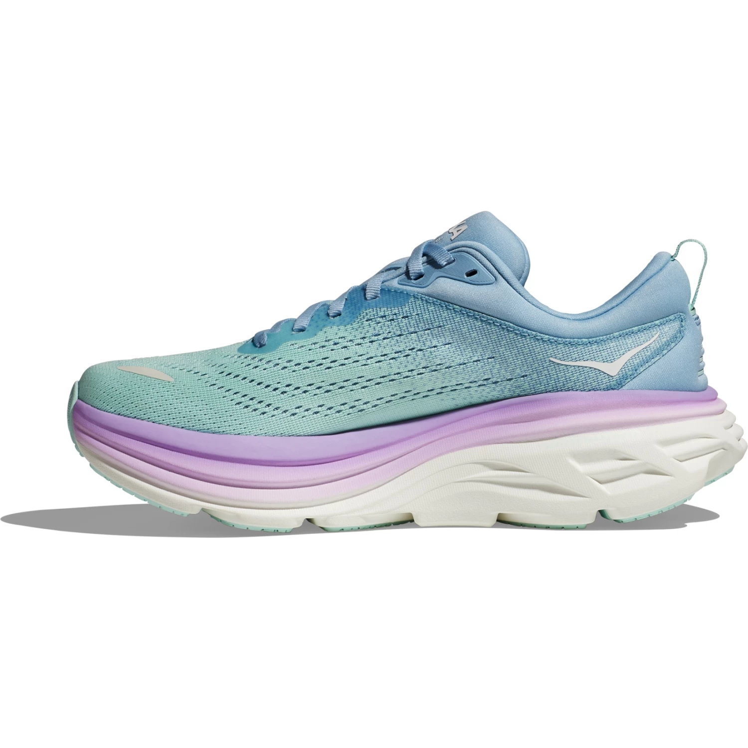 Hoka Bondi 8 Hardloopschoenen Dames - Airy Blue / Sunlit Ocean 6 Hoka Bondi 8 Hardloopschoenen Dames - Airy Blue / Sunlit Ocean - Afbeelding 4