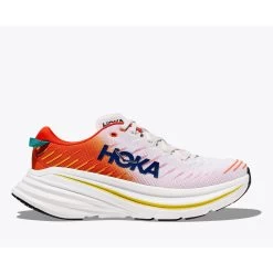 Hoka Bondi X Hardloopschoenen - Blanc De Blanc / Flame -Hoka hoka bondi x running shoes blanc de blanc flame 4 1460242