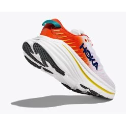 Hoka Bondi X Hardloopschoenen - Blanc De Blanc / Flame -Hoka hoka bondi x running shoes blanc de blanc flame 7 1460245