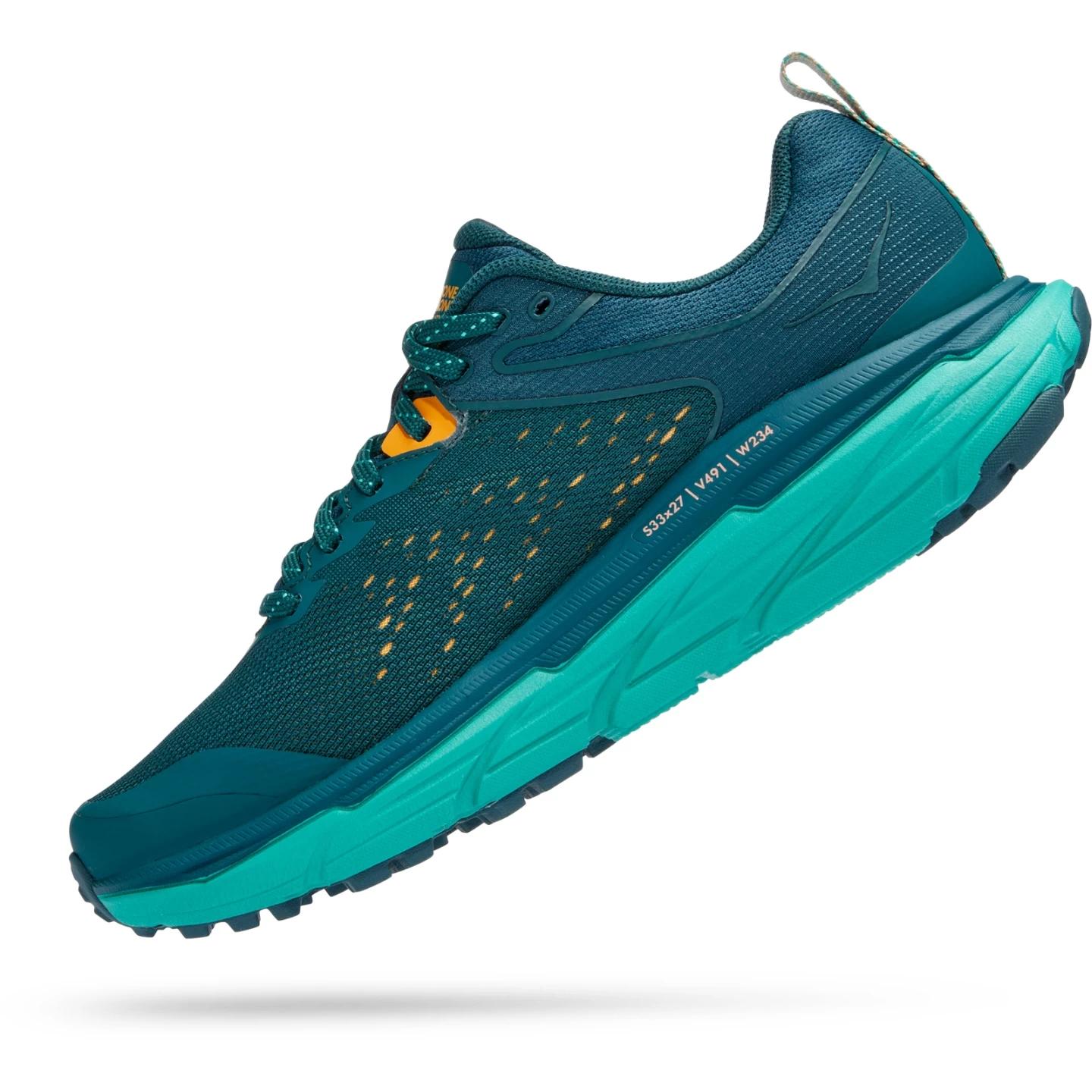 Hoka Challenger 6 Wide Dames Hardloopschoenen - Deep Teal / Water Garden 6 Hoka Challenger 6 Wide Dames Hardloopschoenen - Deep Teal / Water Garden - Afbeelding 4