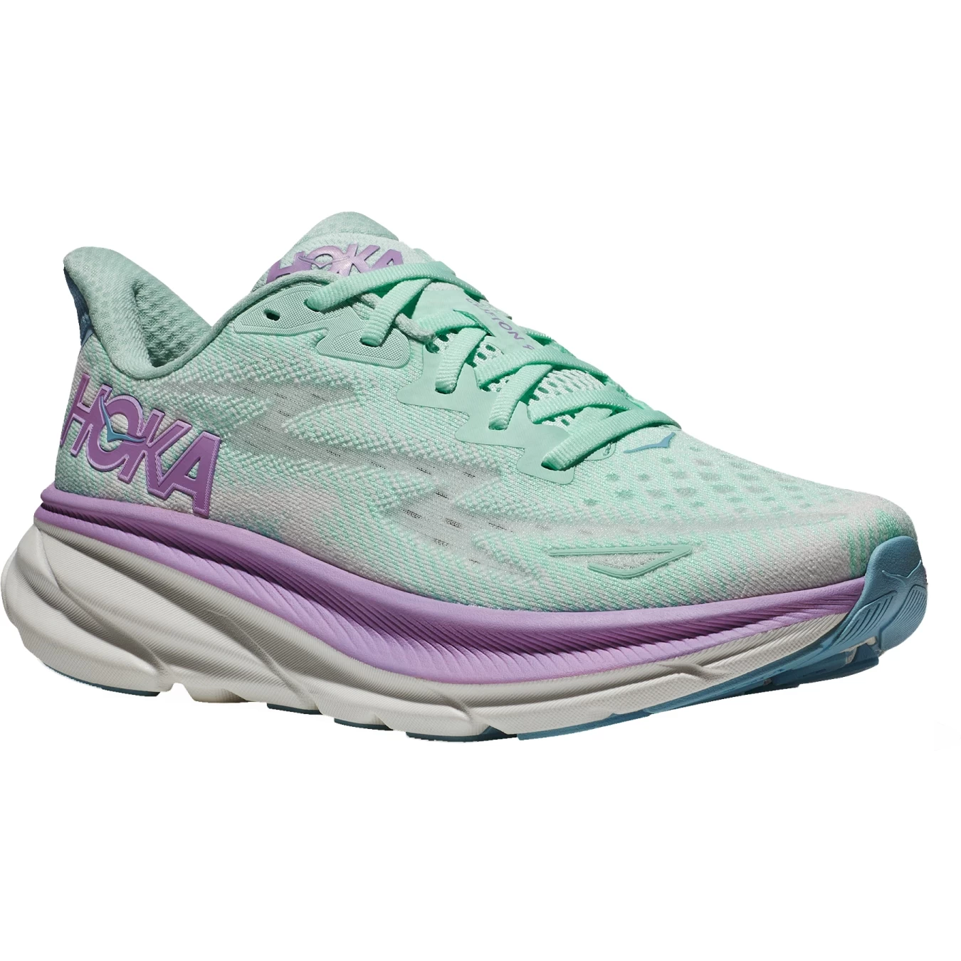 Hoka Clifton 9 Hardloopschoenen Dames - Sunlit Ocean / Lilac Mist 3 Hoka Clifton 9 Hardloopschoenen Dames - Sunlit Ocean / Lilac Mist