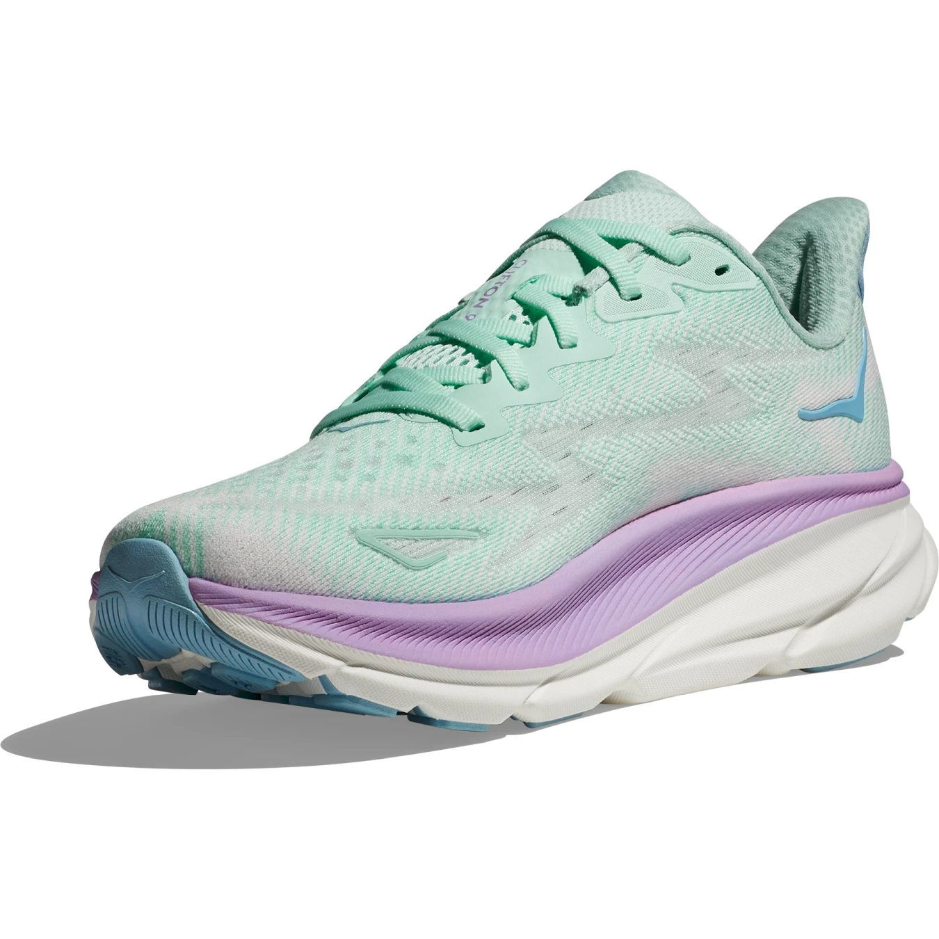 Hoka Clifton 9 Hardloopschoenen Dames - Sunlit Ocean / Lilac Mist 4 Hoka Clifton 9 Hardloopschoenen Dames - Sunlit Ocean / Lilac Mist - Afbeelding 2