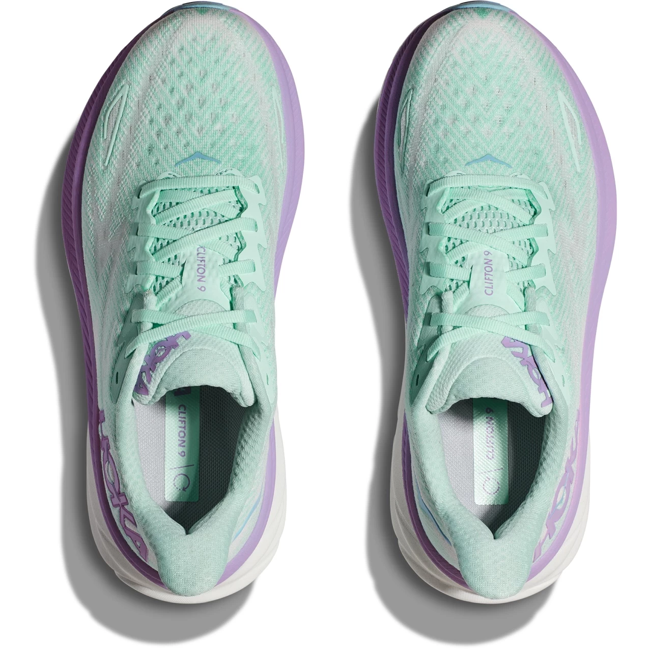 Hoka Clifton 9 Hardloopschoenen Dames - Sunlit Ocean / Lilac Mist 9 Hoka Clifton 9 Hardloopschoenen Dames - Sunlit Ocean / Lilac Mist - Afbeelding 7