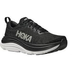 Hoka Gaviota 5 Hardloopschoenen Heren - Zwart / Wit