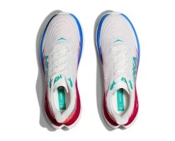 Hoka One One Hoka Mach 5 Hardloopschoenen Wit/rood Heren -Hoka hoka heren mach 5 1127893 wfm 02