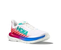 Hoka One One Hoka Mach 5 Hardloopschoenen Wit/rood Heren -Hoka hoka heren mach 5 1127893 wfm 06