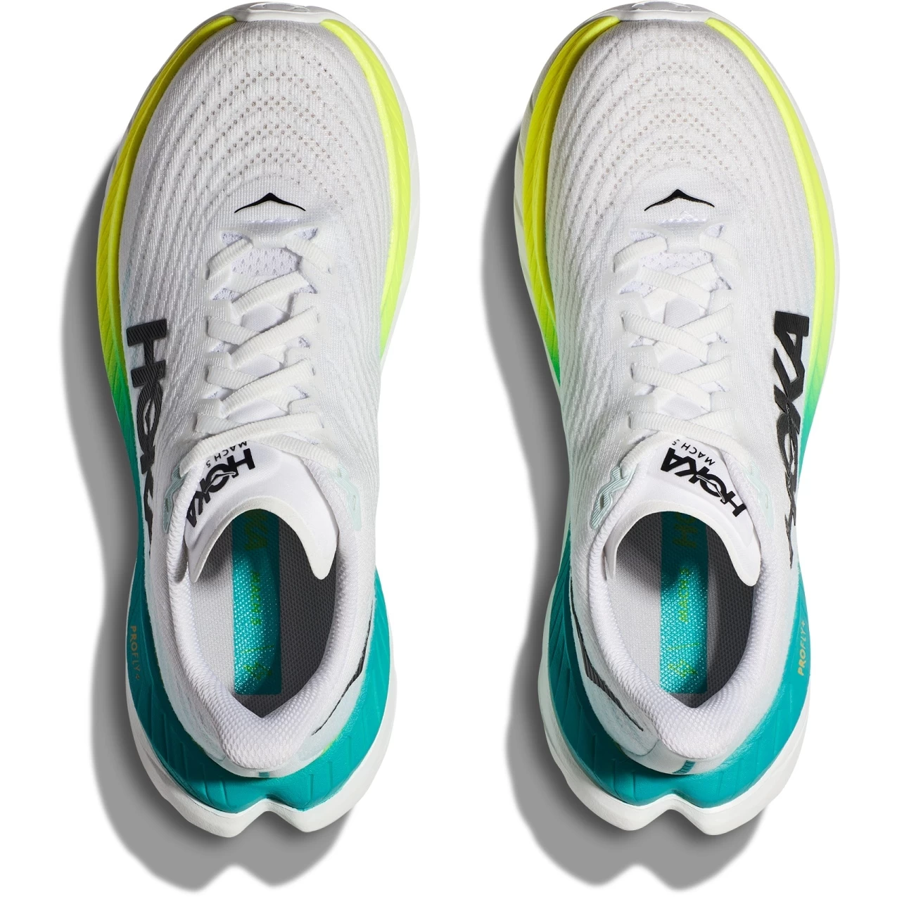 Hoka Mach 5 Hardloopschoenen - Wit / Blue Glass 8 Hoka Mach 5 Hardloopschoenen - Wit / Blue Glass - Afbeelding 6