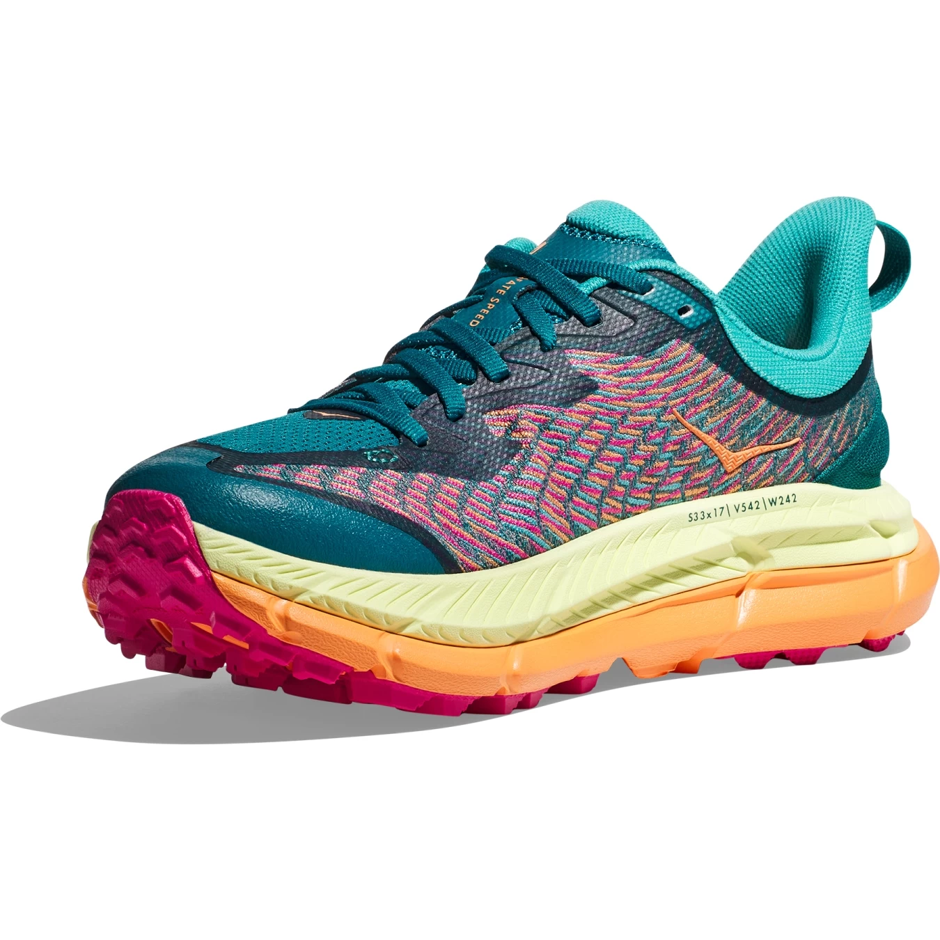 Hoka Mafate Speed 4 Hardloopschoenen Dames - Deep Lake / Ceramic 5 Hoka Mafate Speed 4 Hardloopschoenen Dames - Deep Lake / Ceramic - Afbeelding 3