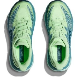 Hoka Mafate Speed 4 Hardloopschoenen Dames - Lime Glow / Ocean Mist -Hoka hoka mafate speed 4 womens running shoes lime glow ocean mist 5 1503155