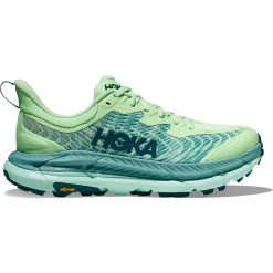 Hoka Mafate Speed 4 Hardloopschoenen Dames - Lime Glow / Ocean Mist -Hoka hoka mafate speed 4 womens running shoes lime glow ocean mist 7 1503157