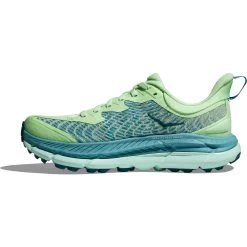 Hoka Mafate Speed 4 Hardloopschoenen Dames - Lime Glow / Ocean Mist -Hoka hoka mafate speed 4 womens running shoes lime glow ocean mist 8 1503150