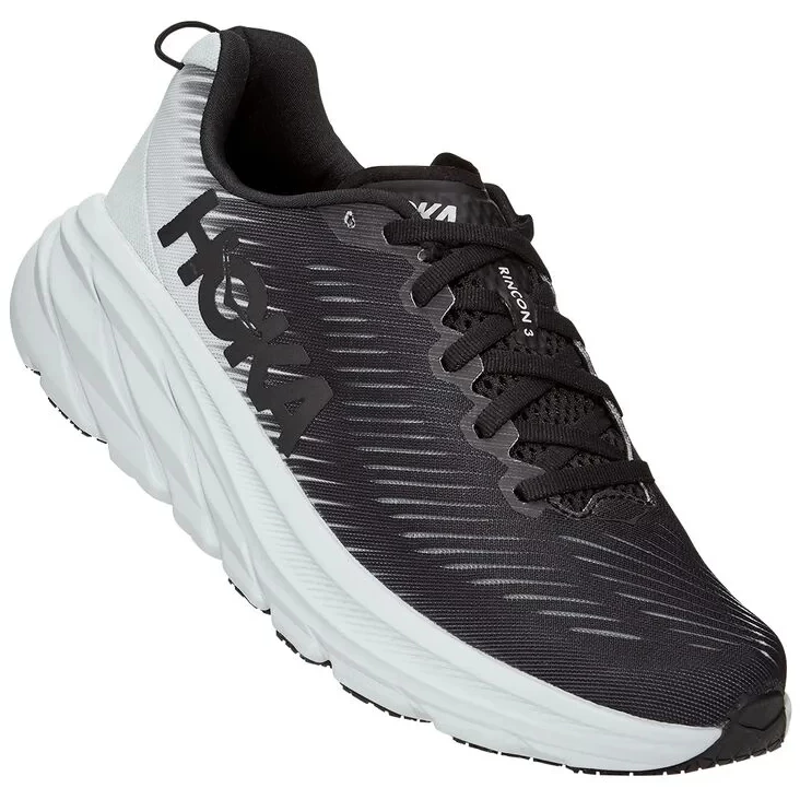 Hoka Rincon 3 Hardloopschoenen Dames - Zwart / Wit 3 Hoka Rincon 3 Hardloopschoenen Dames - Zwart / Wit