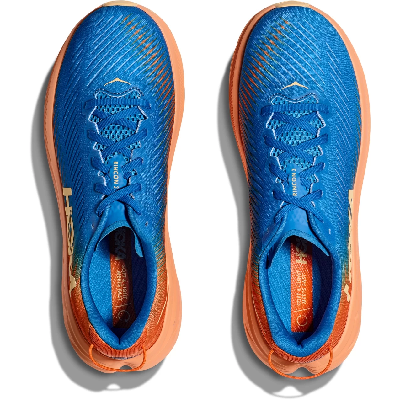 Hoka Rincon 3 Hardloopschoenen Heren - Coastal Sky / Vibrant Orange 7 Hoka Rincon 3 Hardloopschoenen Heren - Coastal Sky / Vibrant Orange - Afbeelding 5