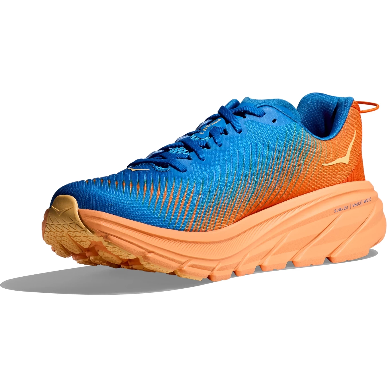 Hoka Rincon 3 Hardloopschoenen Heren - Coastal Sky / Vibrant Orange 5 Hoka Rincon 3 Hardloopschoenen Heren - Coastal Sky / Vibrant Orange - Afbeelding 3