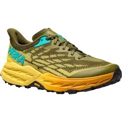 Hoka Speedgoat 5 Hardloopschoenen Heren - Avocado / Passion Fruit