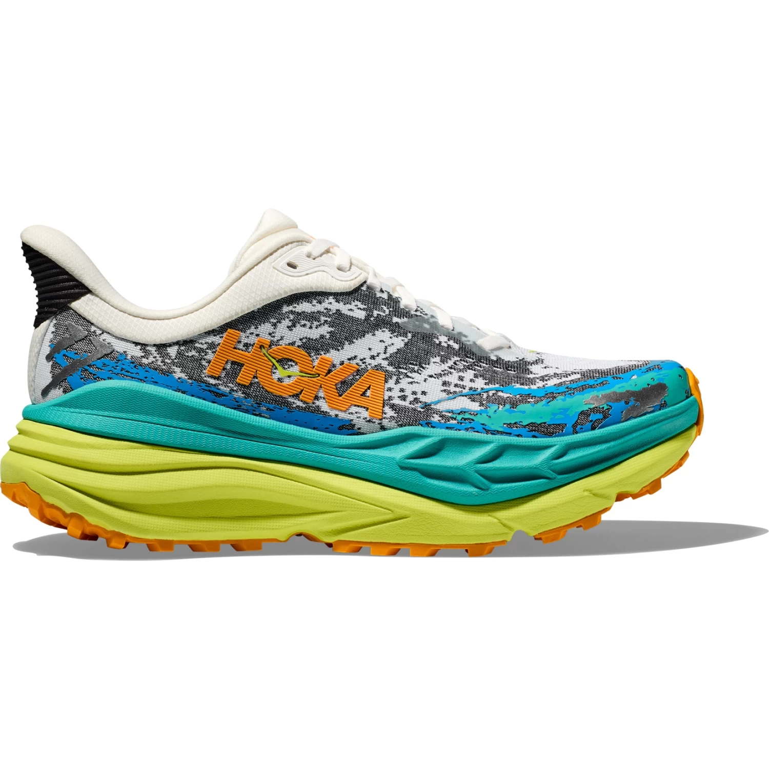Hoka Stinson 7 Hardloopschoenen Dames - Wit / Evening Primrose 5 Hoka Stinson 7 Hardloopschoenen Dames - Wit / Evening Primrose - Afbeelding 3
