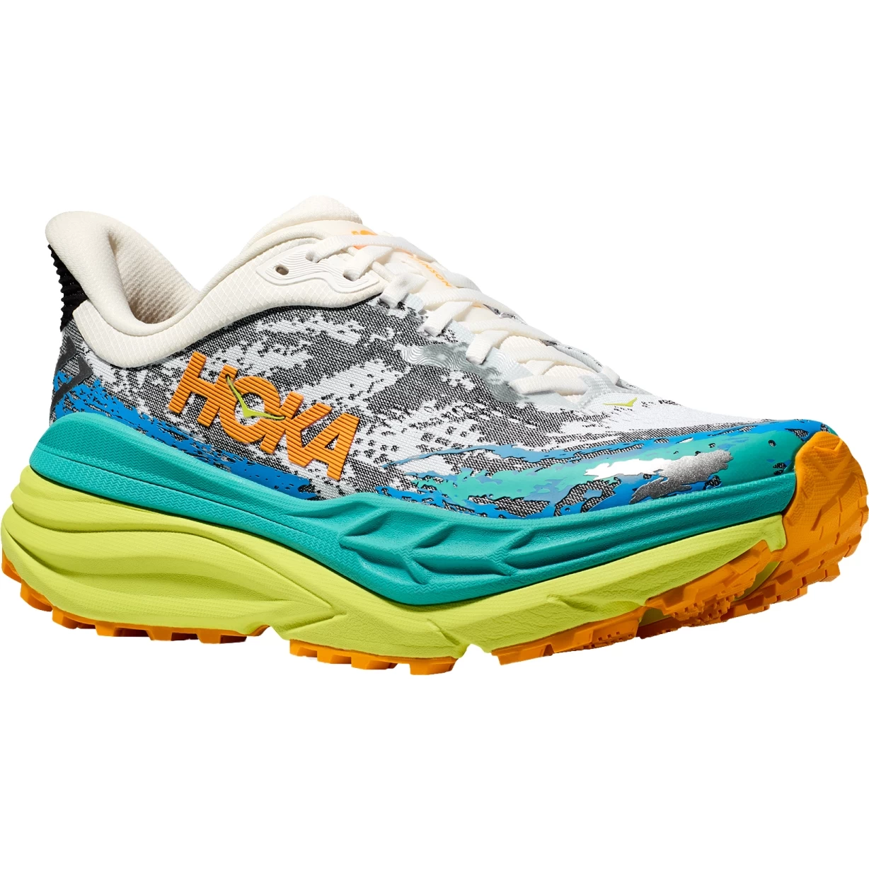 Hoka Stinson 7 Hardloopschoenen Dames - Wit / Evening Primrose 3 Hoka Stinson 7 Hardloopschoenen Dames - Wit / Evening Primrose