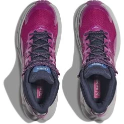 Hoka Trail Code GTX Wandelboots Dames - Beautyberry / Harbor Mist -Hoka hoka trail code gtx women s hiking shoes beautyberry harbor mist 4 1364871